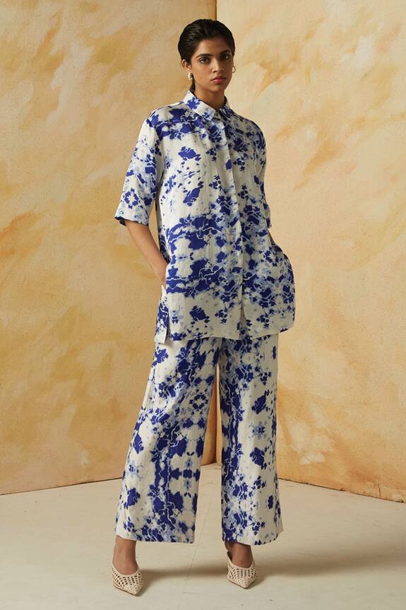 Kanelle Evelyn Abstract Print Pant Set