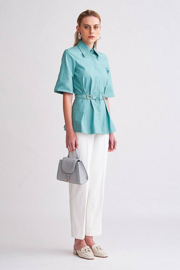 Notebook Reverie Peplum Style Shirt