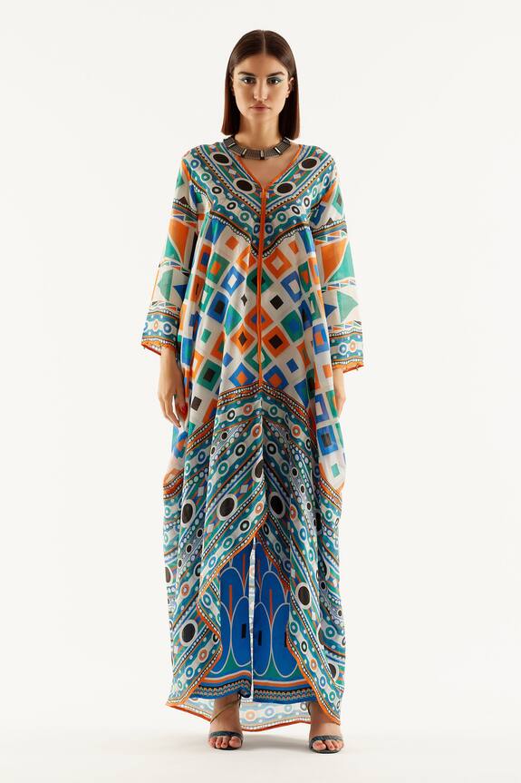 Rajdeep Ranawat Eila Silk Asymmetric Tunic