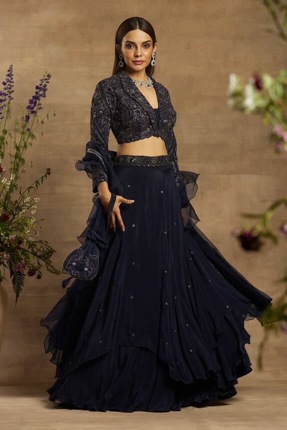 Awigna Shirin Layered Lehenga & Blouse Set