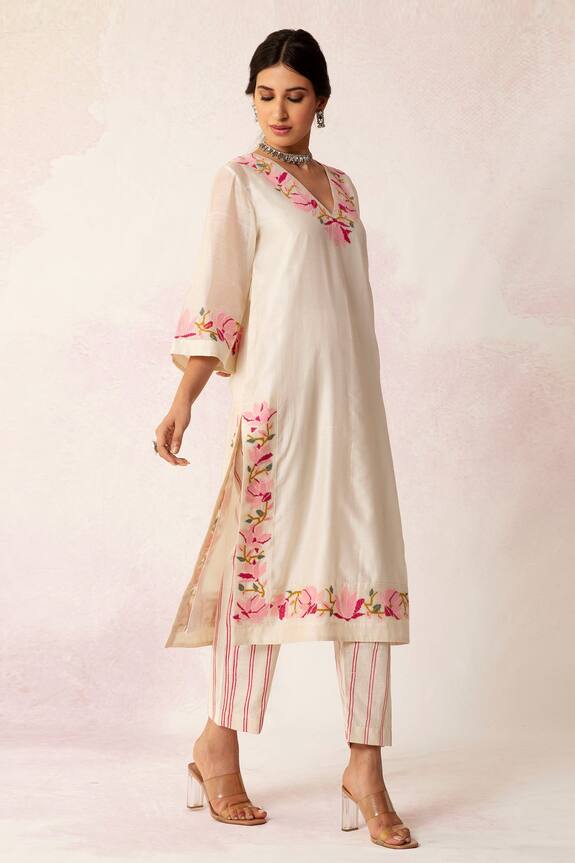 Shivani Bhargava Bahaar Striped Straight Pant