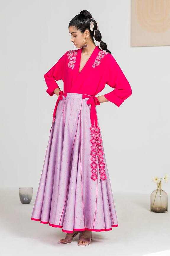Madsam Tinzin Printed Lehenga Set
