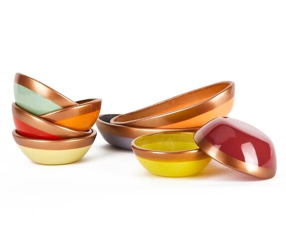 CocoBee Handcrafted Glass Bowl Set (Set of 8)