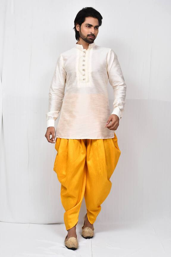 Aryavir Malhotra Pleated Cowl Draped Pant