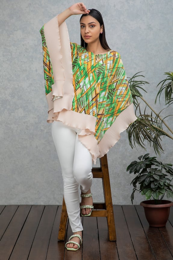 Rhe-Ana Julia Printed Cape