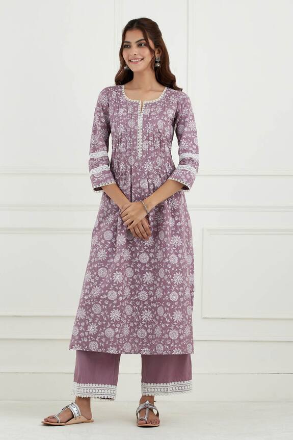 Tashee Floral Print Kurta & Pant Set