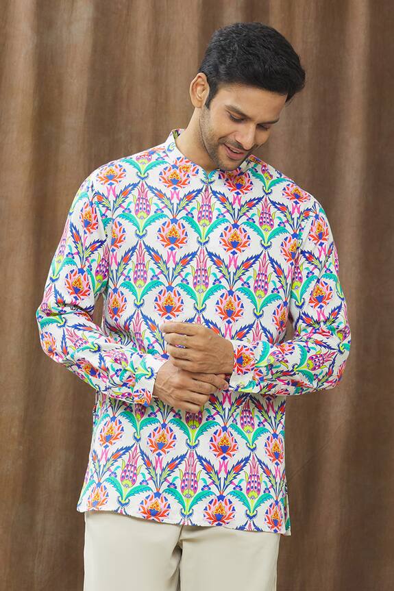 Siddhartha Bansal Floral Print Shirt