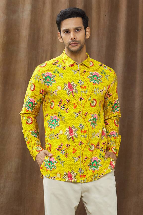 Siddhartha Bansal Floral Print Shirt
