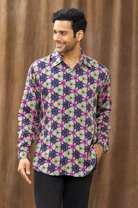 Siddhartha Bansal Kaleidoscope Print Shirt