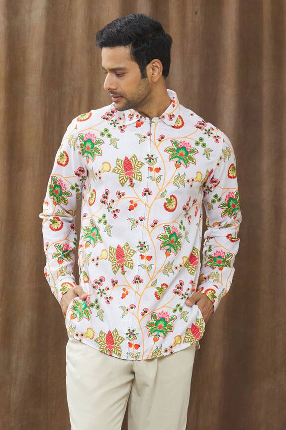 Siddhartha Bansal Floral Print Shirt