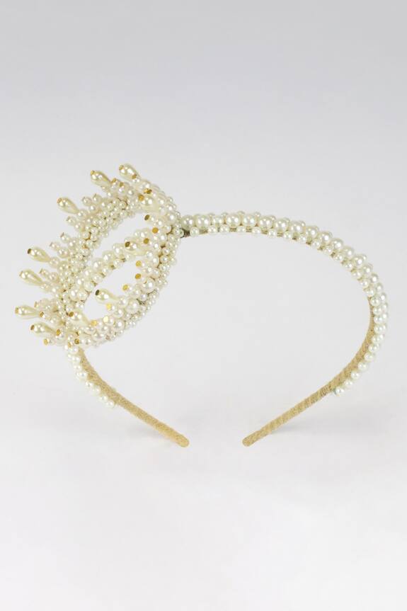 Choko Snow Queen's Pearl Work Crown