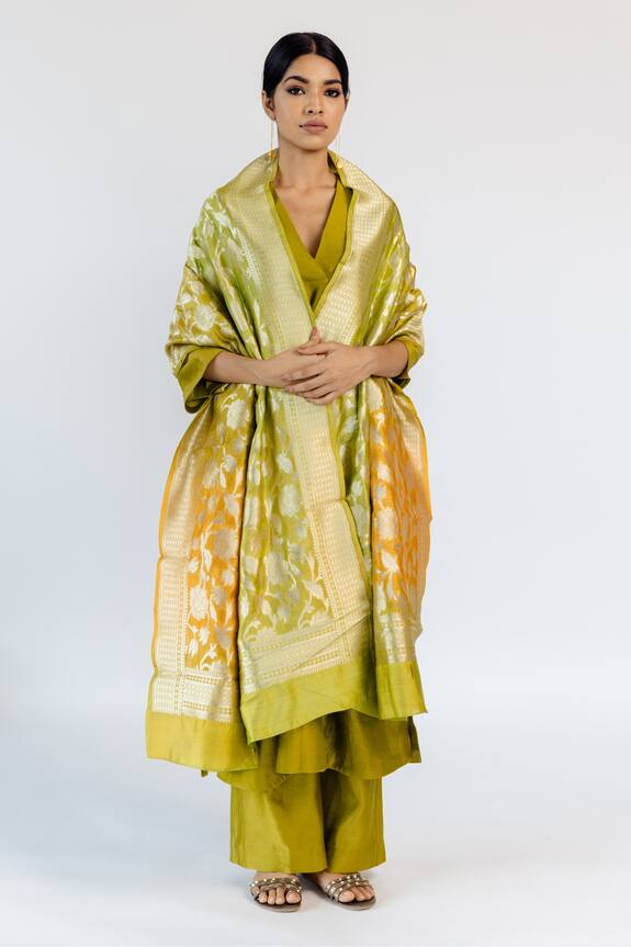 Mimamsaa Kiran Pure Banarasi Silk Dupatta