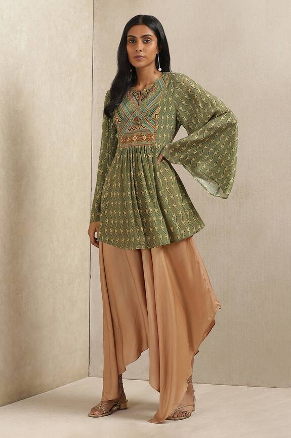 Ritu Kumar Printed Flared Kurti