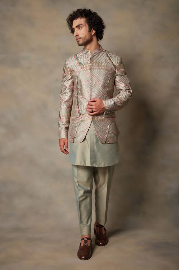 Gargee Designers Embroidered Bandhgala & Kurta Set
