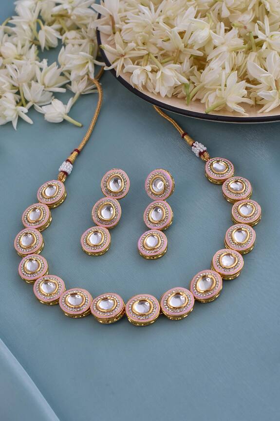 Swabhimann Jewellery Kundan Embellished Choker Set