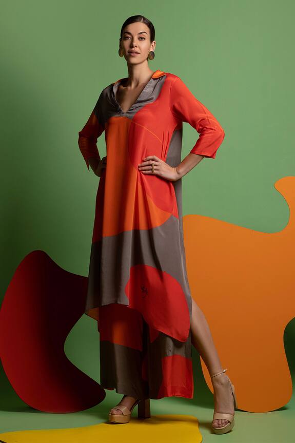 Nautanky Girl On The Go Printed Tunic & Pant Set