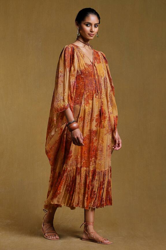 Ritu Kumar Printed Kaftan Dress