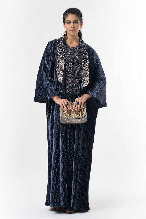 Rara Avis Embroidered Overlay With Maxi Dress