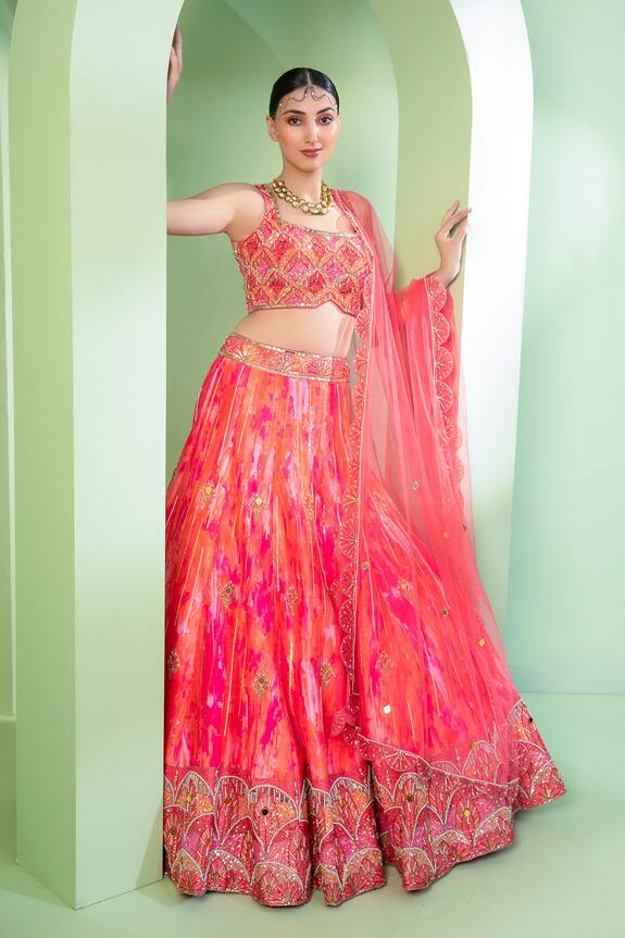 LAXMISHRIALI Embroidered Lehenga Set