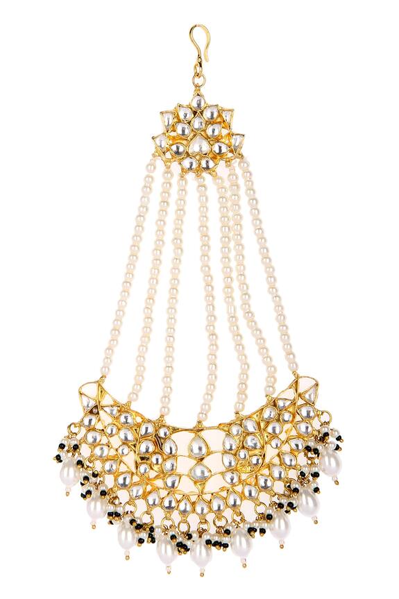 Auraa Trends Kundan Embellished Passa
