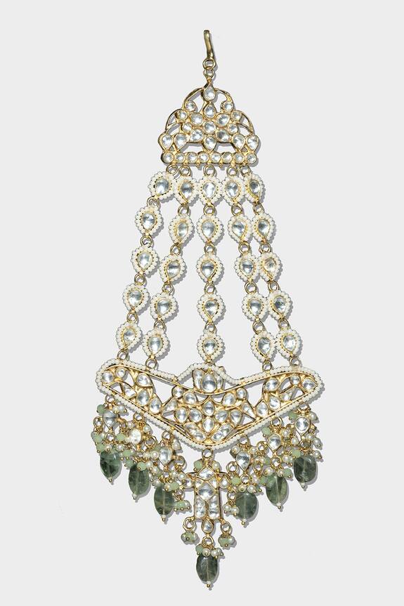 Auraa Trends Kundan Embellished Passa