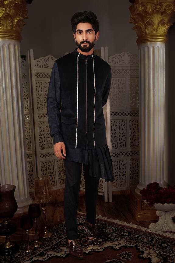YAJY by Aditya Jain Keyi Bundi & Kurta Set