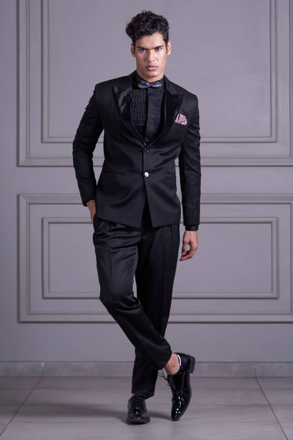 Agape Velvet Blazer & Pant Set