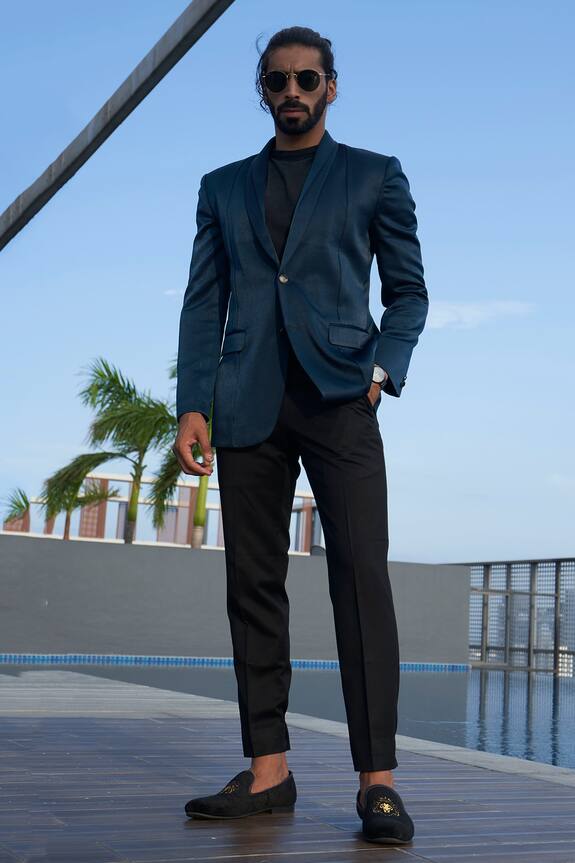 Agape Double Collar Blazer