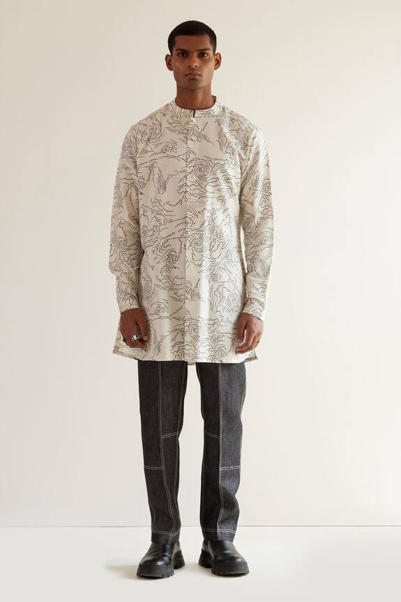Countrymade Abstract Print Kurta