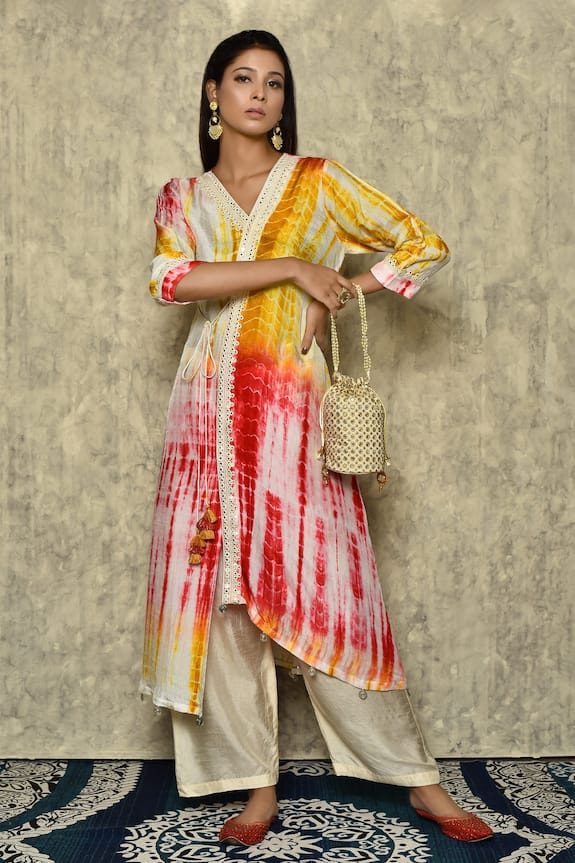 Khwaab by Sanjana Lakhani Shibori Kurta & Palazzo Set