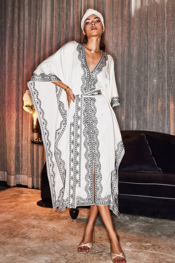 House of Eda Lavelle Silk Kaftan