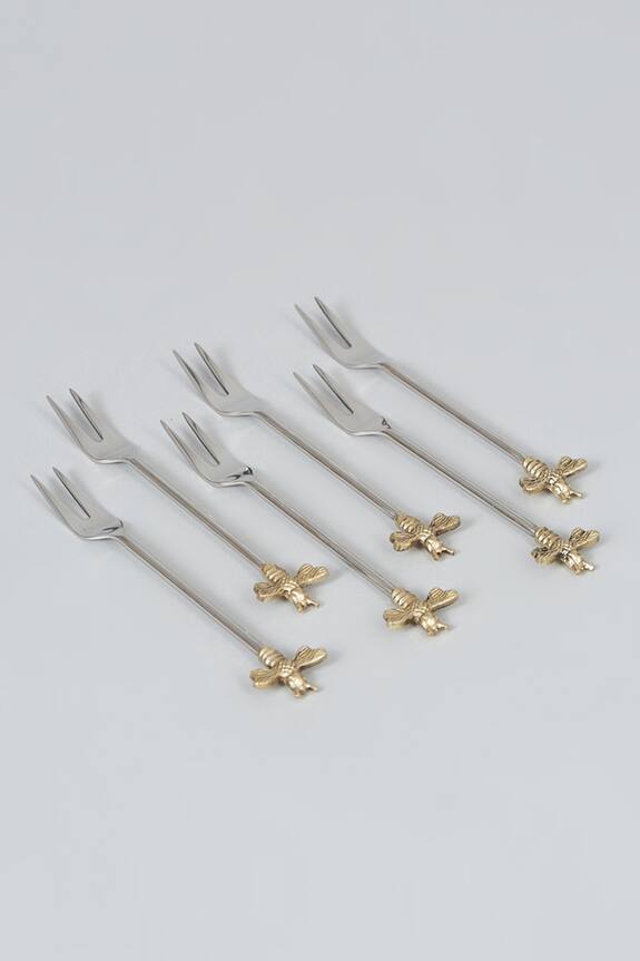 Assemblage Buzzy Bee Fruit Forks (Set of 6)
