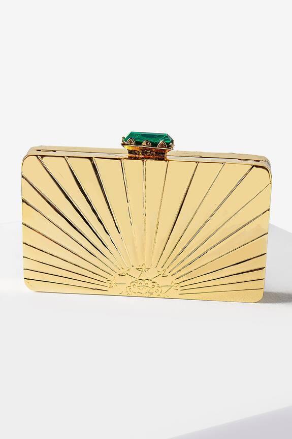 Jade by Monica and Karishma Kiara Box Clutch