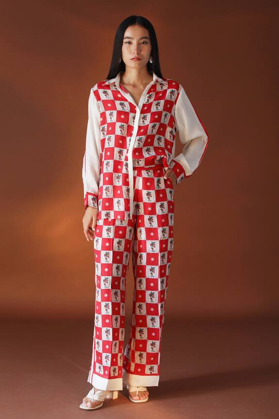 Pozruh by Aiman Janus Printed Trouser