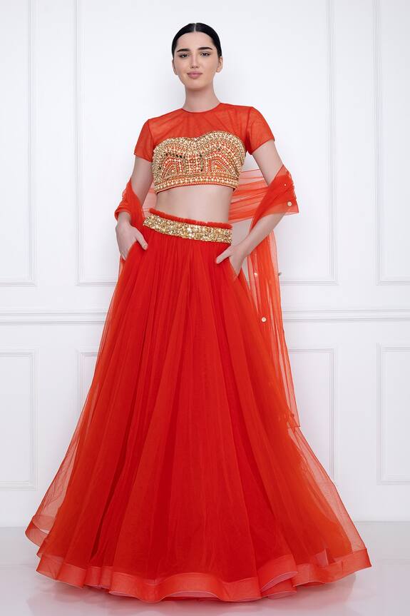 Dilnaz Karbhary Sequin Embellished Dupatta