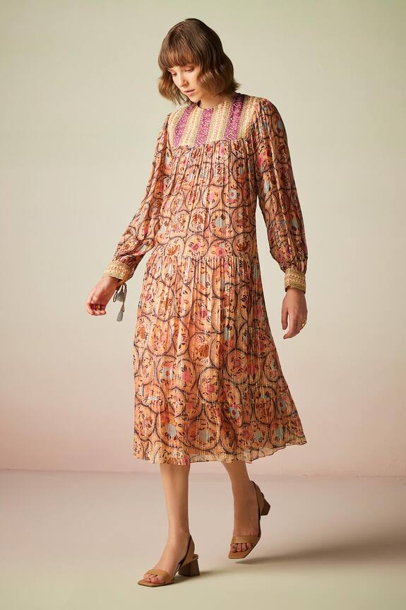 Verb by Pallavi Singhee Flower Bloom Print Dress