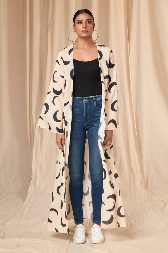 Masaba Lily Mooncrest Print Shrug