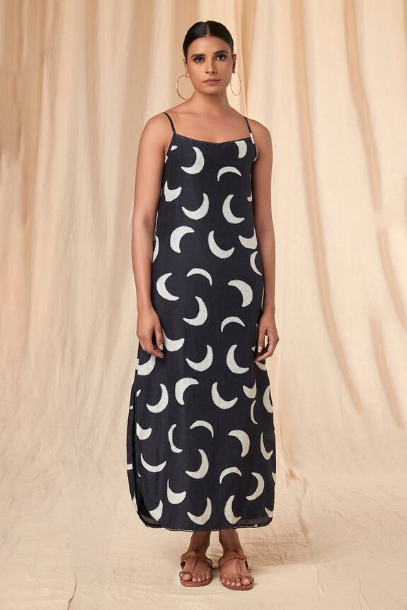 Masaba Lily Mooncrest Print Slip Dress