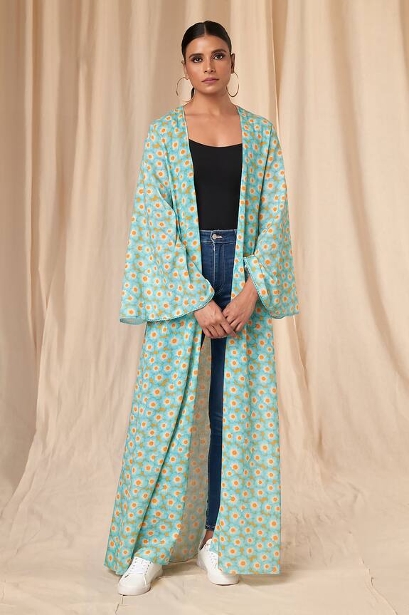 Masaba Sunshine Daisies Print Shrug