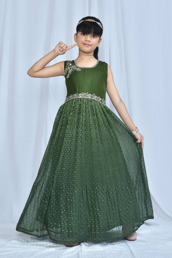 Samyukta Singhania Floral Embroidered Bodice Gown