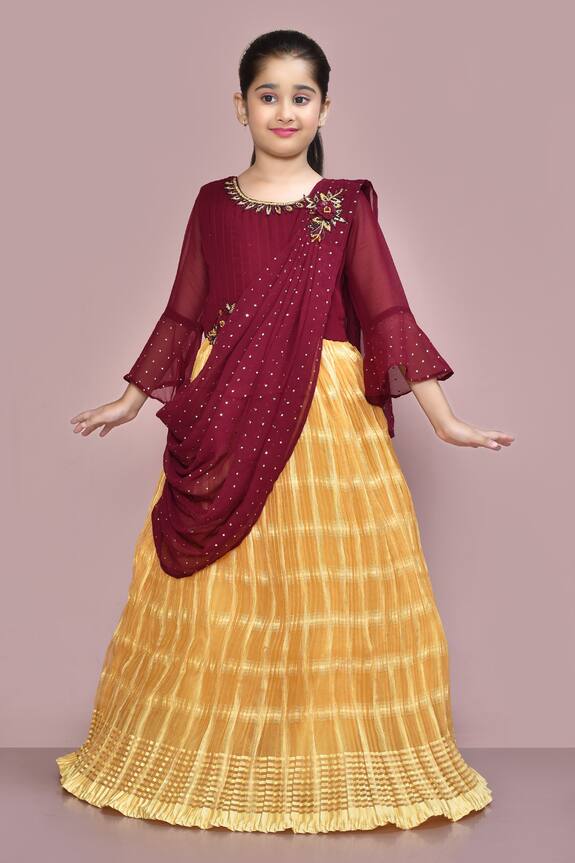 Samyukta Singhania Embellished Draped Gown