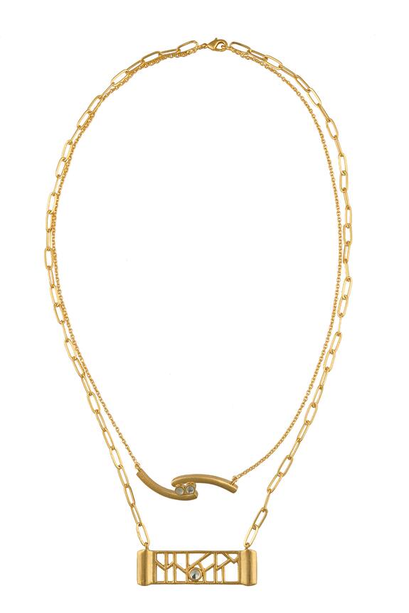 Nepra by Neha Goel Two Layered Necklace