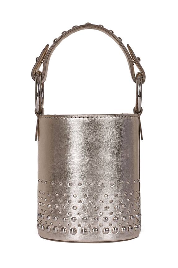 Kaeros Metallic Bucket Sling Bag