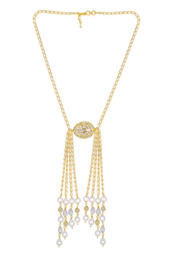 Hrisha Jewels Cubic Zirconia Studded Necklace
