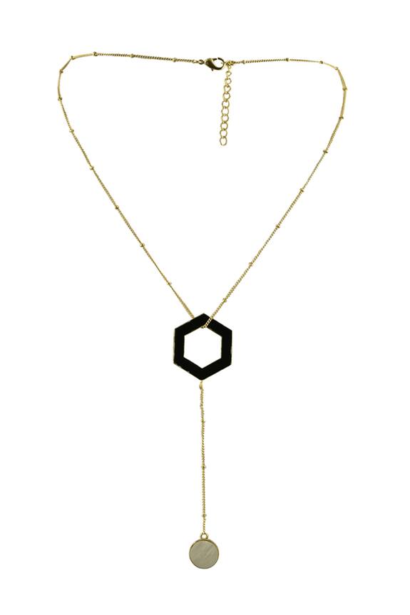 Varnika Arora Erica Hexagon Pendant Necklace