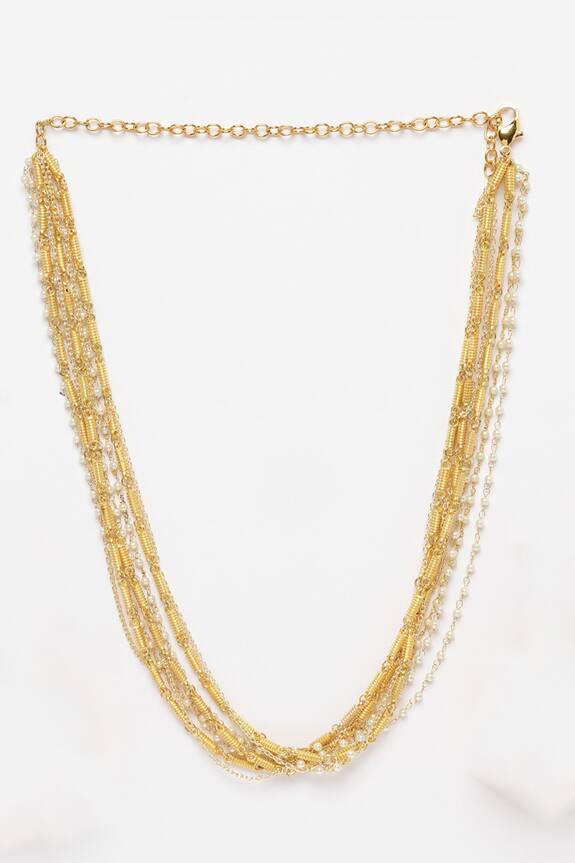 Dugran By Dugristyle Pearl Layered Necklace