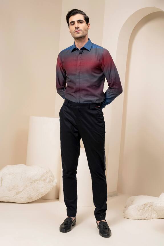 Abkasa Stipe Woven Shirt