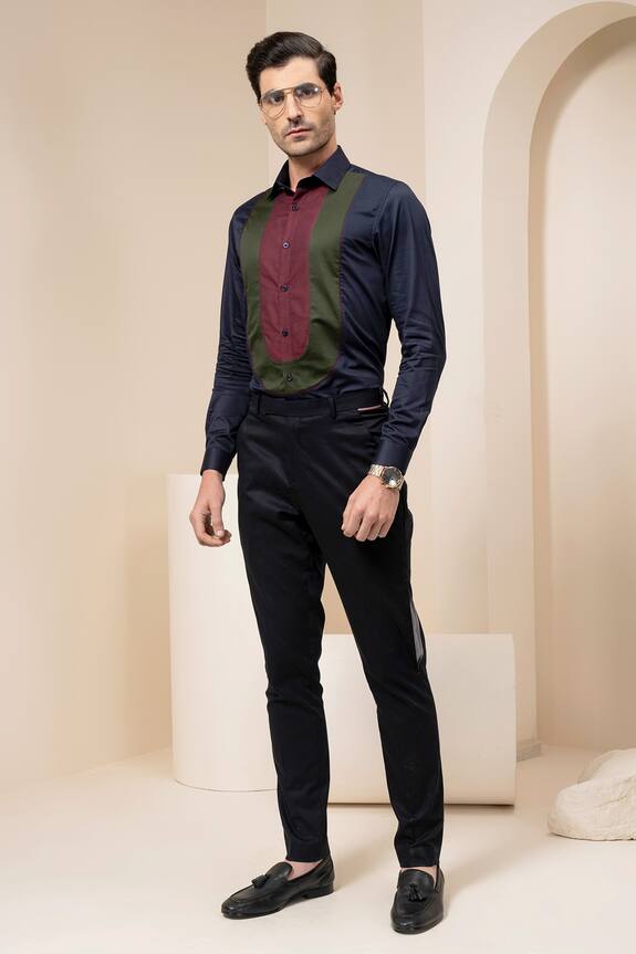 Abkasa Colour Block Shirt