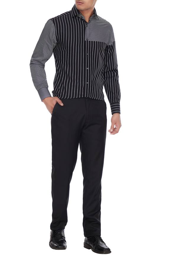 Vikram Bajaj Striped Shirt