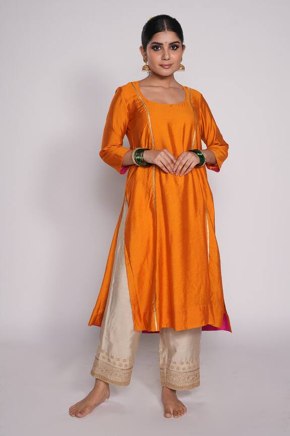 Pants and Pajamas Chanderi Pant